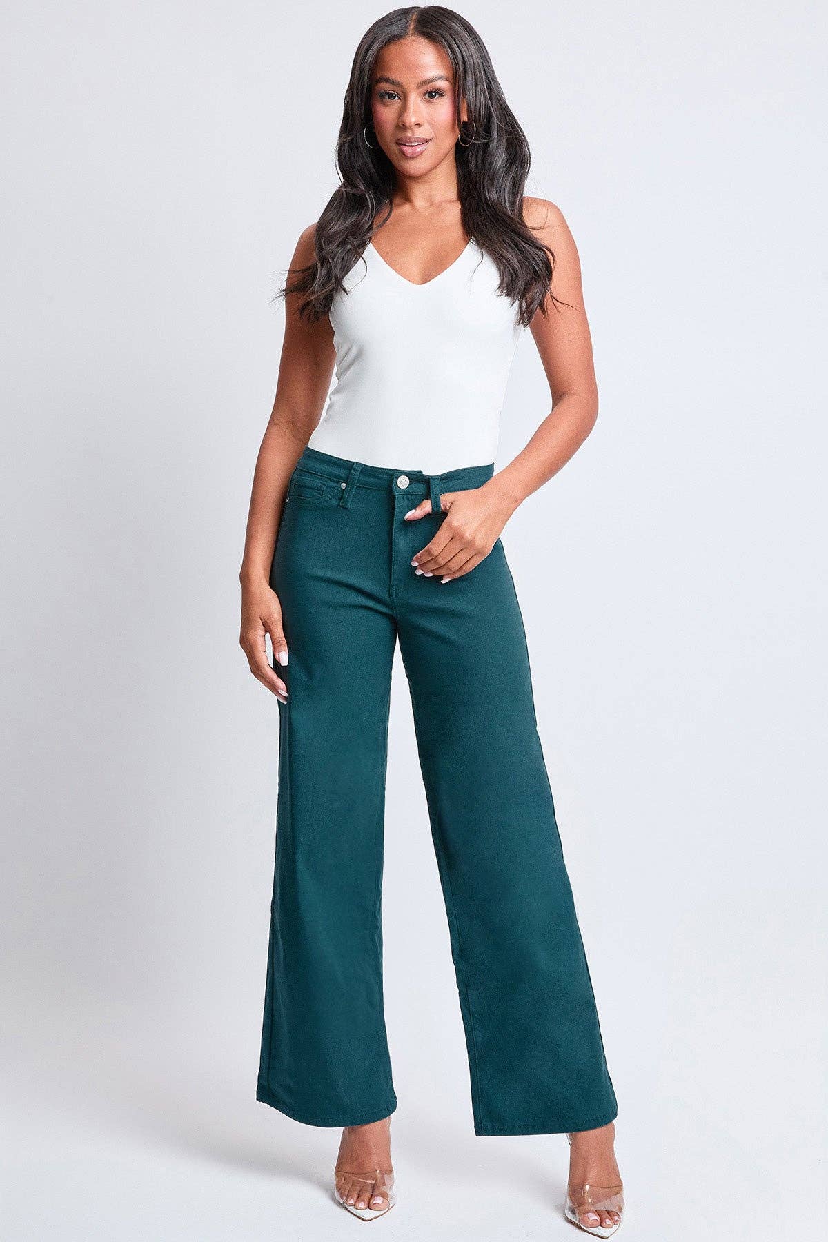Hyperstretch High Rise Wide Leg-P183031