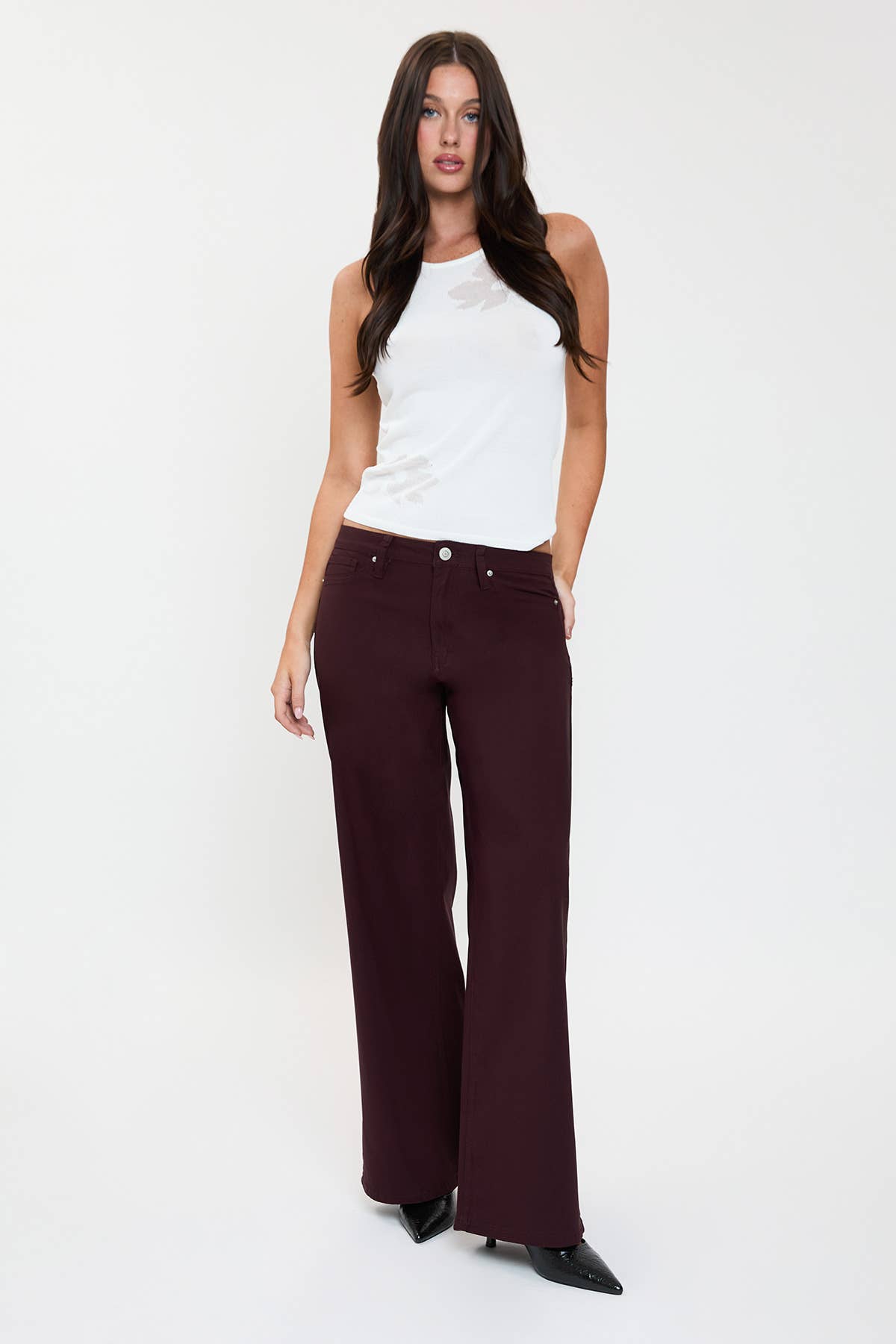Hyperstretch High Rise Wide Leg-P183031