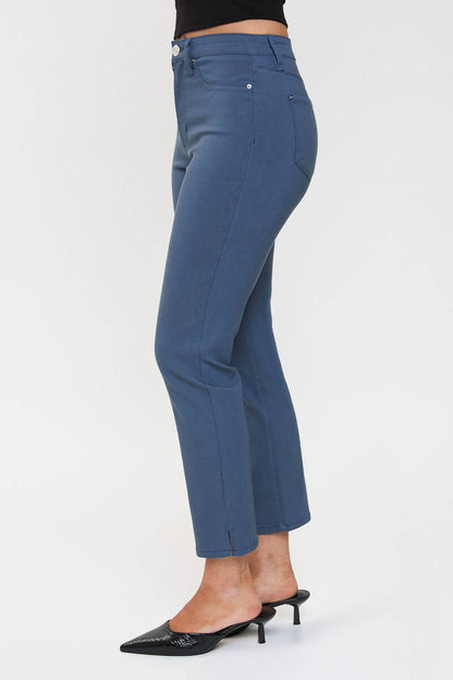 High Rise Hyperstretch Cropped Straight Pants-P041231